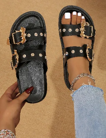 Slapi SHEIN, negru