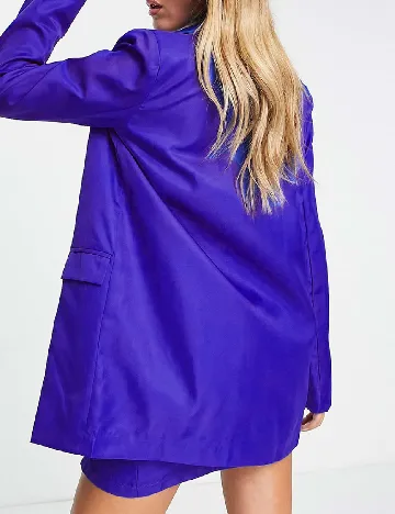 Sacou Oversize Heartbreak, albastru