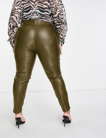 Pantaloni ASOS Curve, kaki