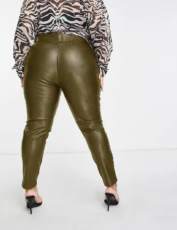 Pantaloni ASOS Curve, kaki