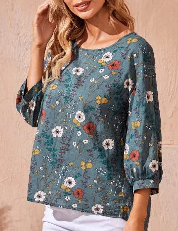 Bluza Emery Rose Curve, verde Verde