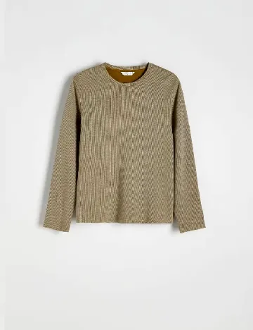 Bluza Reserved, kaki Verde