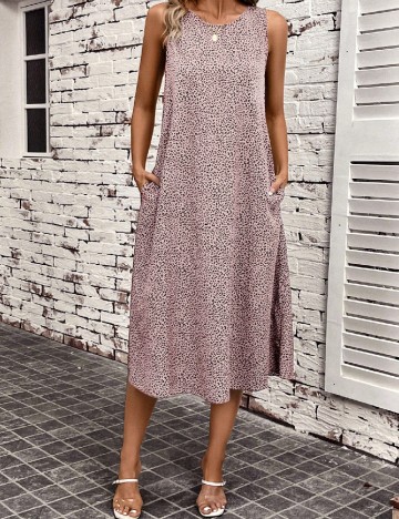 Rochie medie SHEIN, animal print