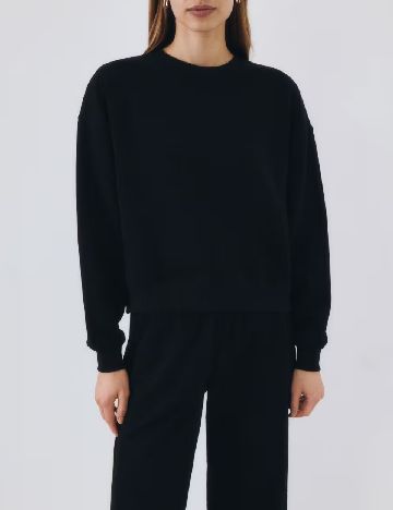 Bluza Oversize Reserved, negru