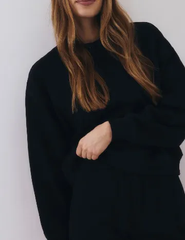 Bluza Oversize Reserved, negru Negru