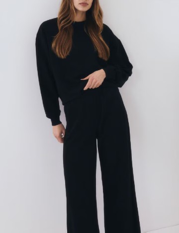 Bluza Oversize Reserved, negru