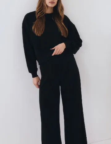 Bluza Oversize Reserved, negru Negru