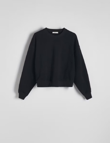 Bluza Oversize Reserved, negru