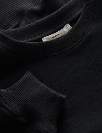 Bluza Oversize Reserved, negru