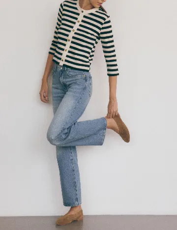 Bluza Reserved, alb/negru