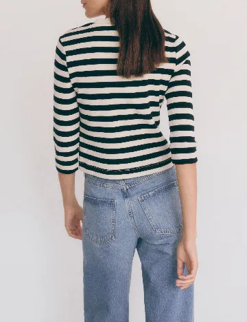 Bluza Reserved, alb/negru