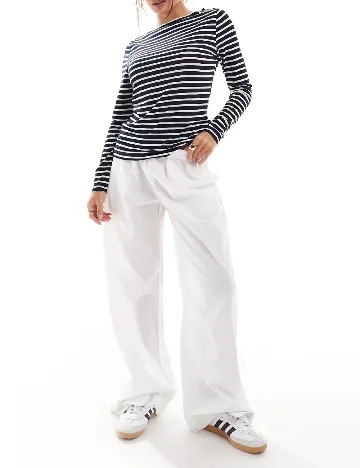 Bluza ASOS, alb/negru