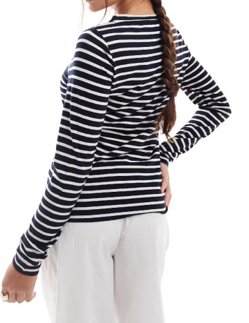 Bluza ASOS, alb/negru