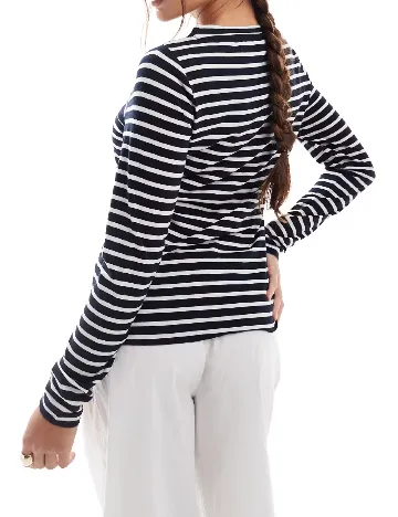 Bluza ASOS, alb/negru