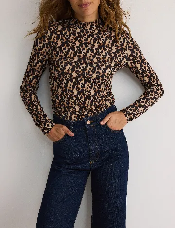 Bluza Reserved, animal print Animal print