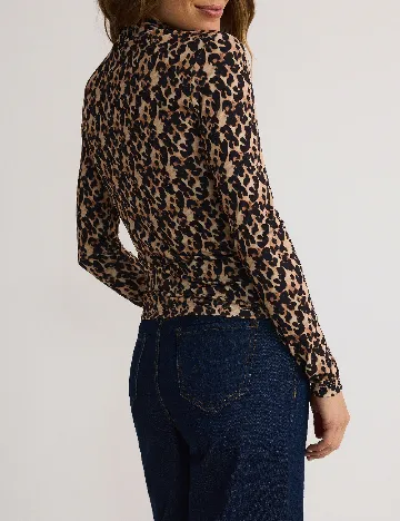 Bluza Reserved, animal print Animal print