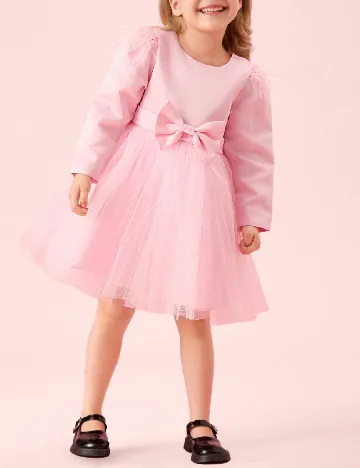 Rochie scurta Shein Kids, roz