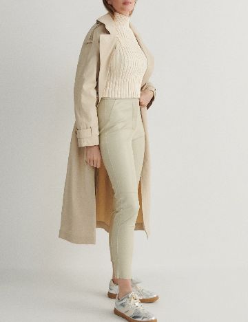 Pantaloni Reserved, bej