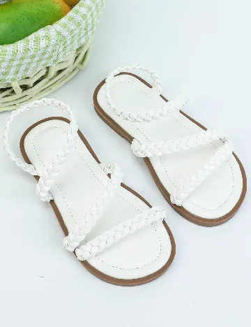 Sandale Shein Kids, alb Alb