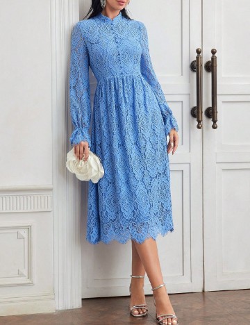 Rochie medie MOTF, albastru