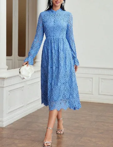 Rochie medie MOTF, albastru