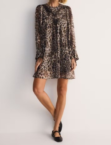 Rochie scurta Reserved, animal print