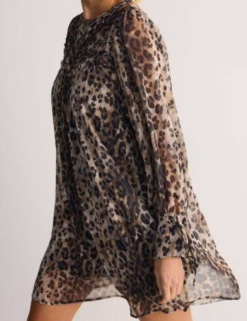 Rochie scurta Reserved, animal print