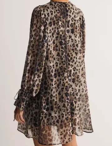 Rochie scurta Reserved, animal print