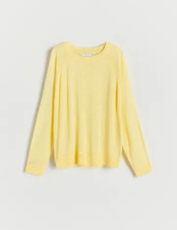 Bluza Reserved, galben Galben