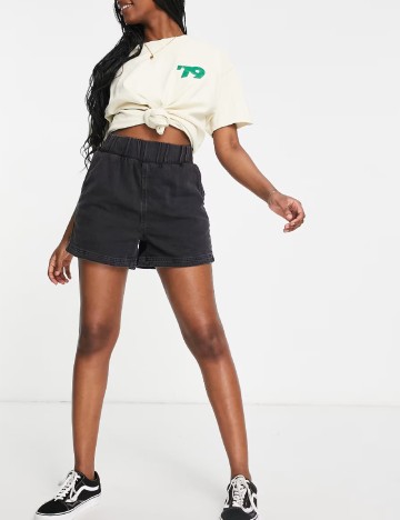 Tricou Oversize Top Shop, crem