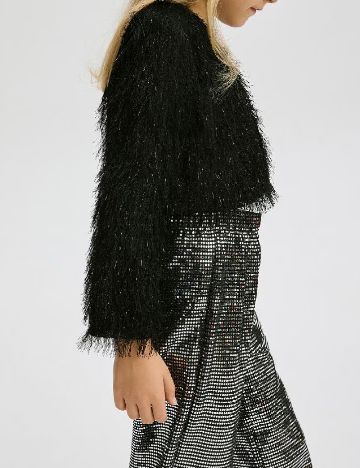 Cardigan Reserved, negru
