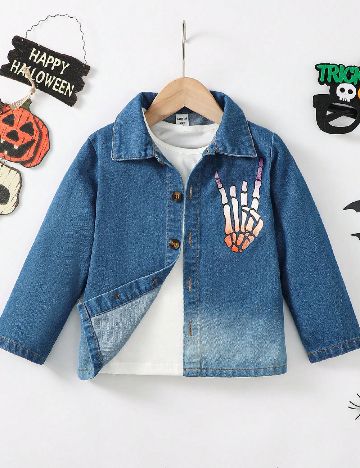 Camasa Shein Kids, albastru