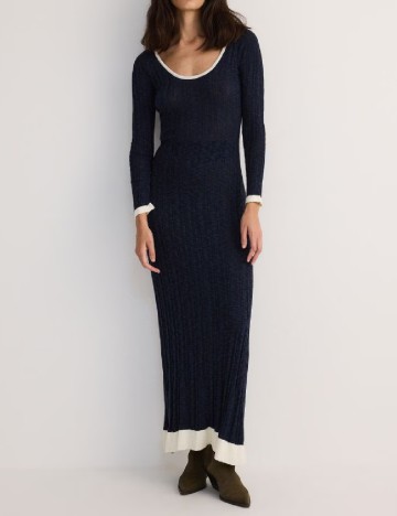 Rochie lunga Reserved, bleumarin