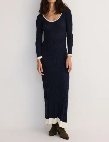 Rochie lunga Reserved, bleumarin