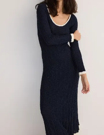 Rochie lunga Reserved, bleumarin