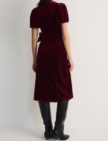 Rochie medie Reserved, visiniu