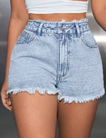 Pantaloni scurti SHEIN, albastru