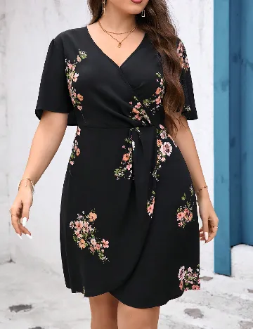 Rochie scurta SHEIN CURVE, negru