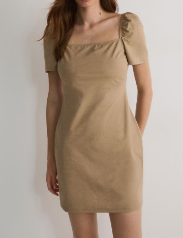 Rochie scurta Reserved, maro deschis