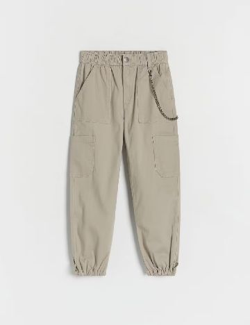 Pantaloni Reserved, bej