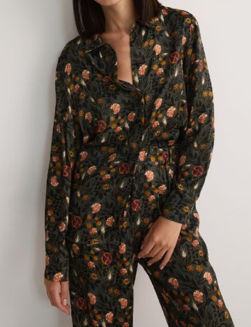 Pantaloni Reserved, floral print
