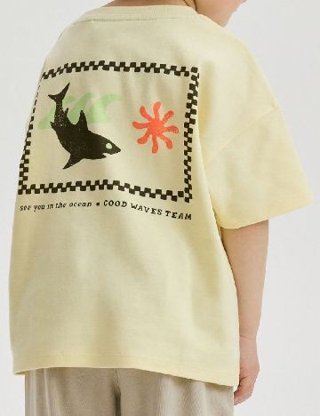 Tricou Oversize Reserved, galben