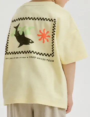 Tricou Oversize Reserved, galben