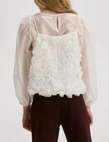 Bluza Reserved, alb