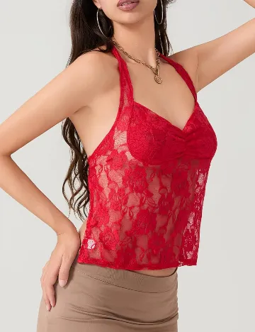 Top SHEIN, rosu