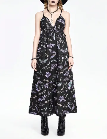 Rochie lunga Romwe, negru