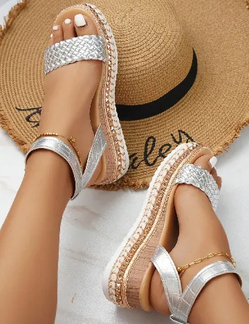 Sandale SHEIN, gri
