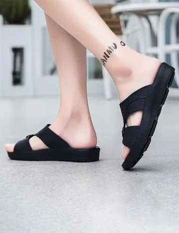 Slapi SHEIN, negru