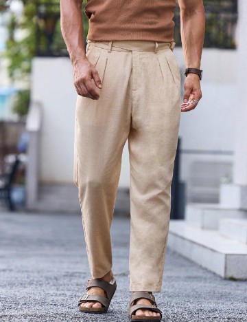 Pantaloni SHEIN, crem