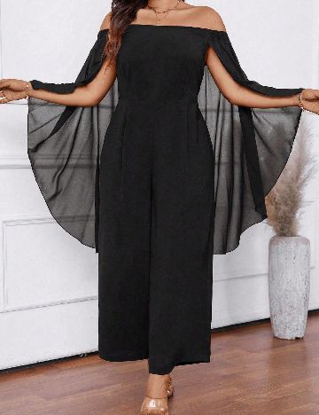 Salopeta SHEIN CURVE, negru